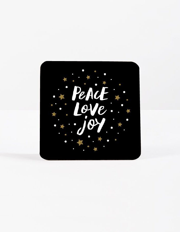 PEACE LOVE JOY | COASTER