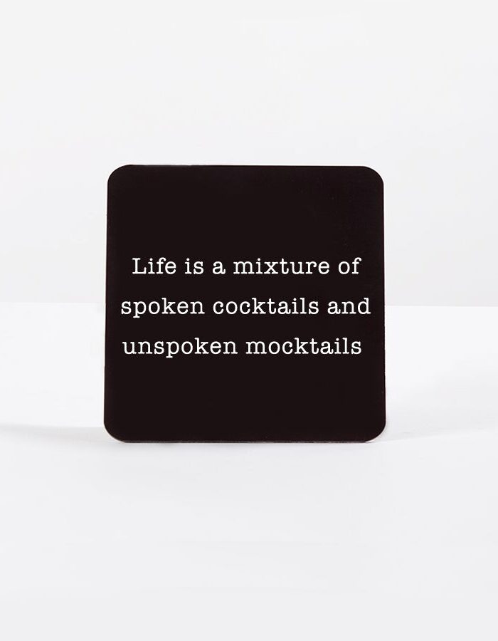 SPOKEN COCKTAILS | COASTER