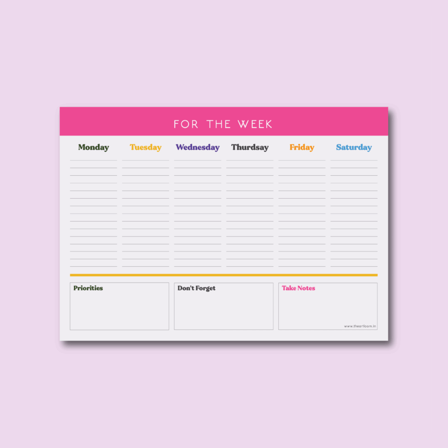 CLASSIC PINK | A4 PLANNER