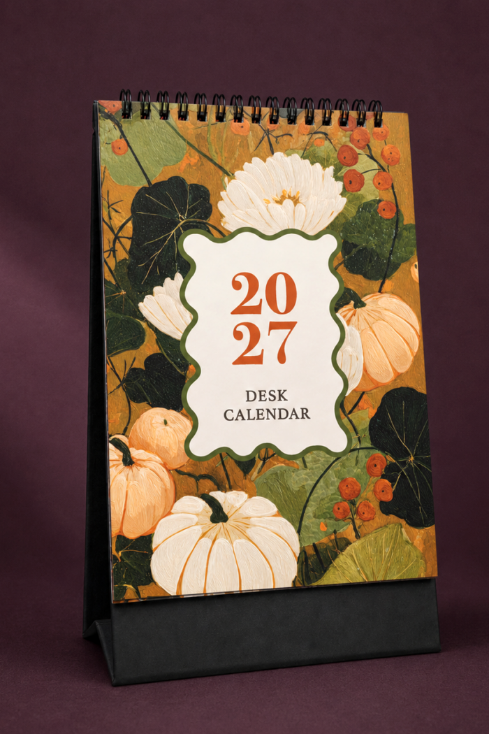 Vintage Floral | 2027 Desk Calendar