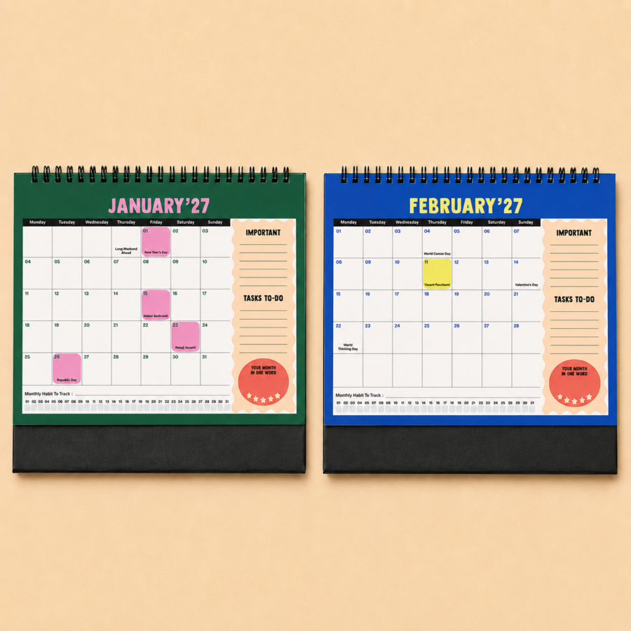 Rainbow Stripes | 2027 Calendar Planner