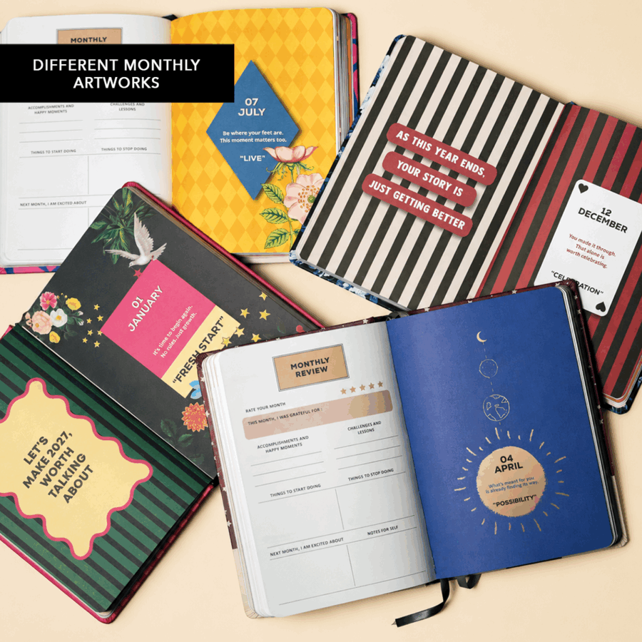 Pink Stripes | 2027 Annual Planner