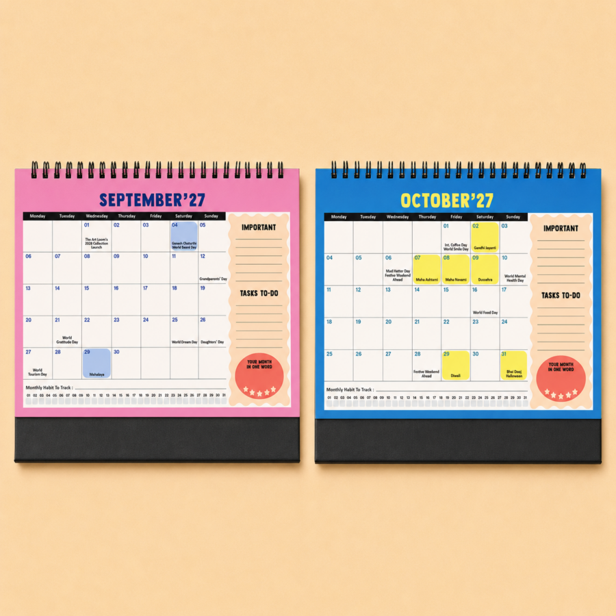 Rainbow Stripes | 2027 Calendar Planner