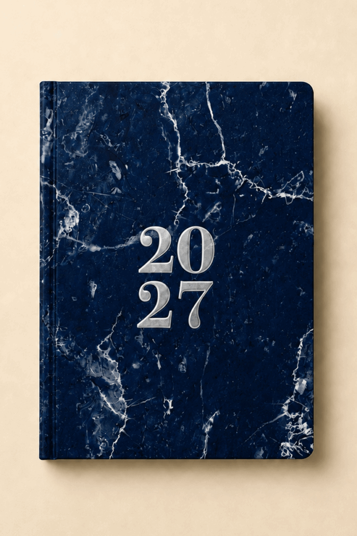 Midnight Marble | 2027 Annual Planner