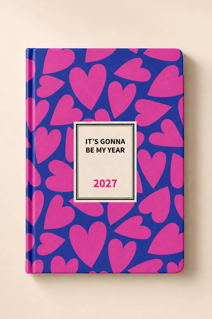 Pink Hearts | 2027 Annual Planner