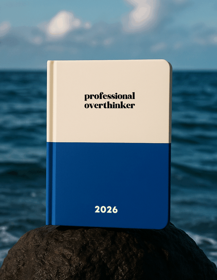 Professional Overthinker Blue | 2026 Annual Planner