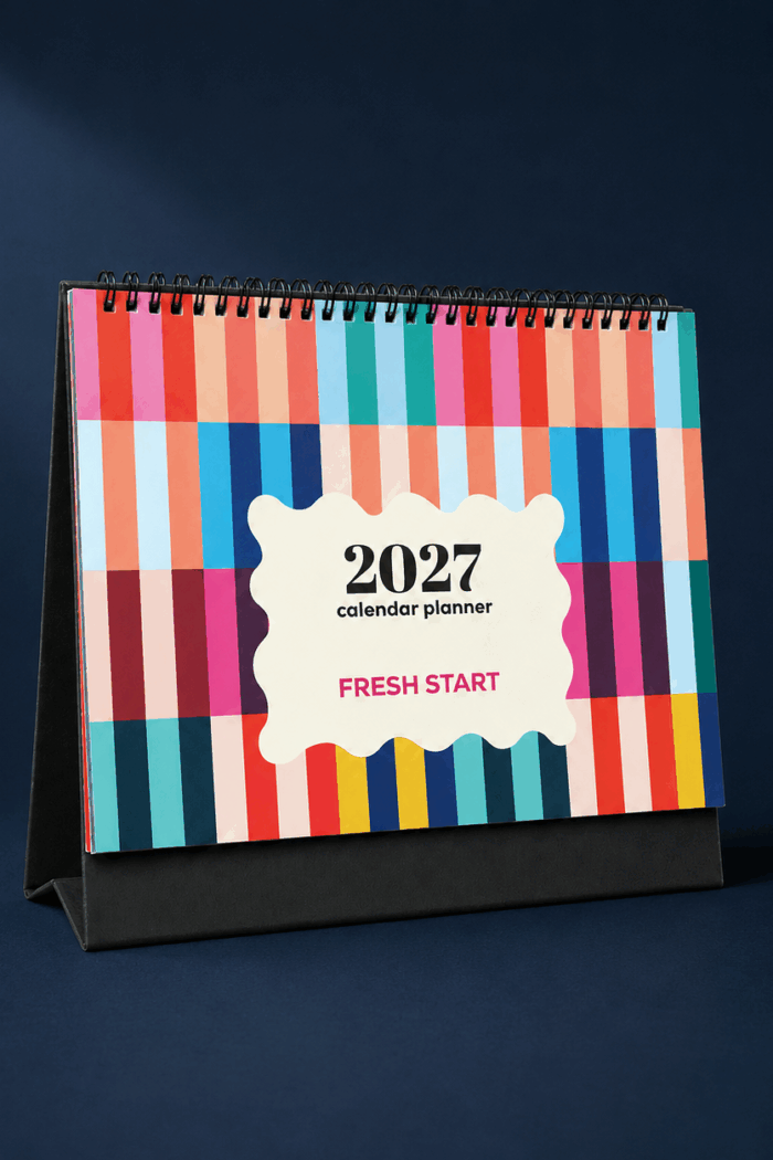 Rainbow Stripes | 2027 Calendar Planner