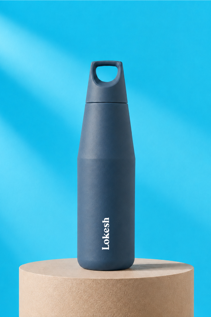 Steel Blue | Insulated Bottle