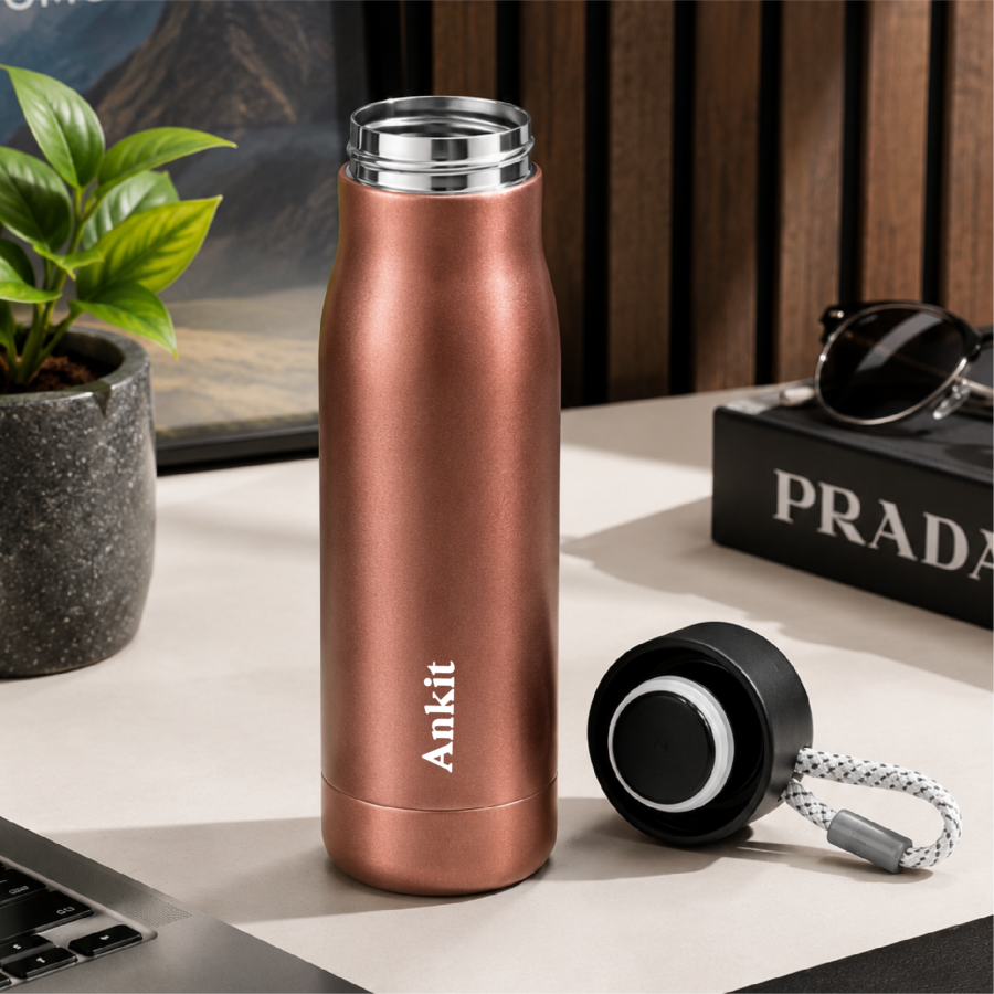 Metallic Brown | Insulated Bottle