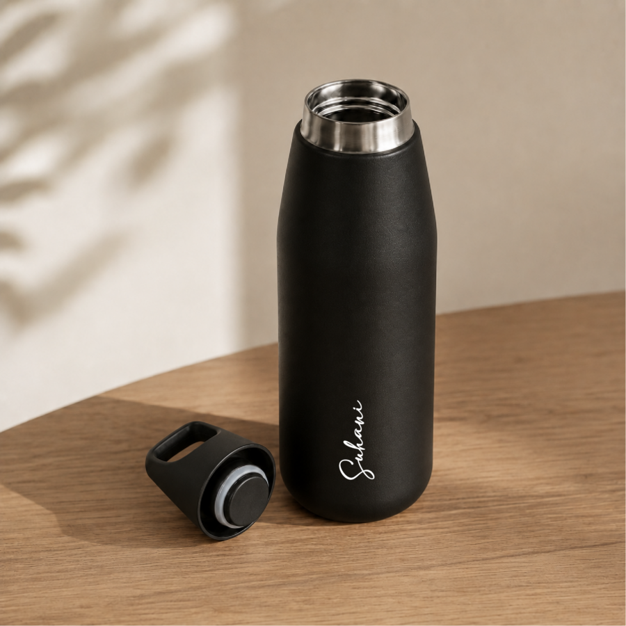 Royal Black | Insulated Bottle