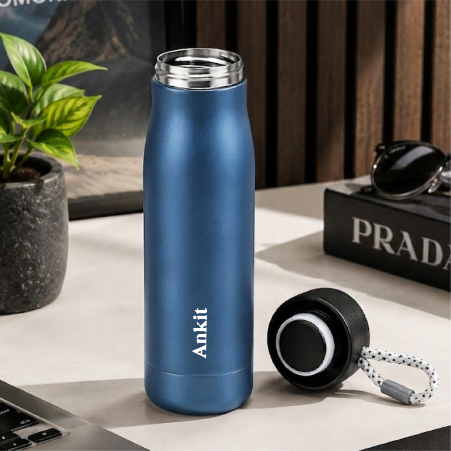 Metallic Blue | Insulated Bottle