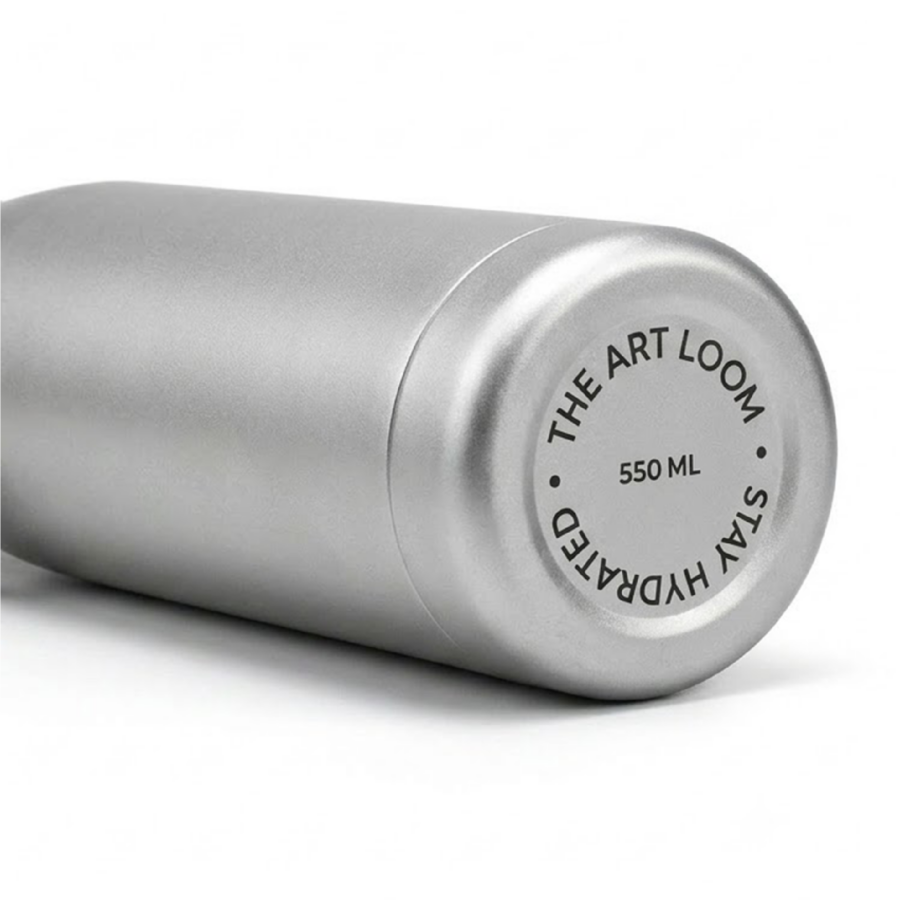 Metallic Silver | Insulated Bottle