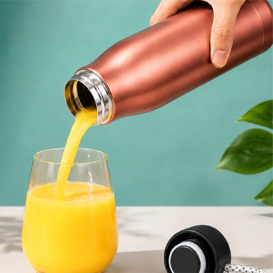 Metallic Brown | Insulated Bottle