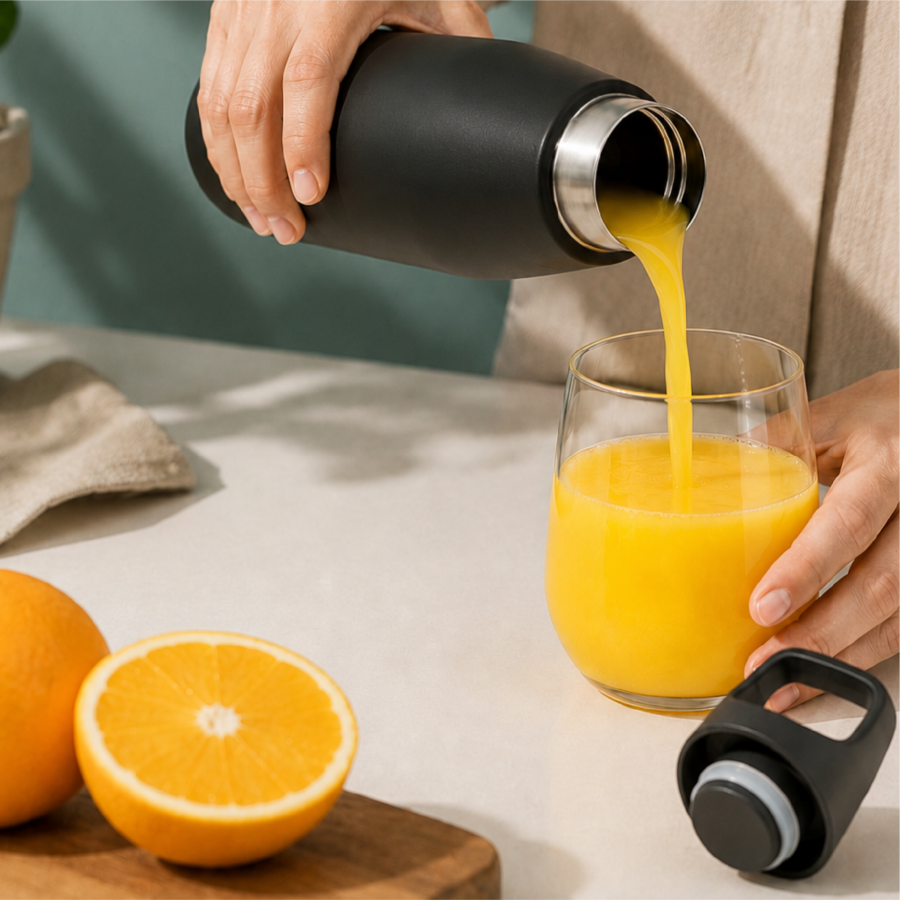 Royal Black | Insulated Bottle
