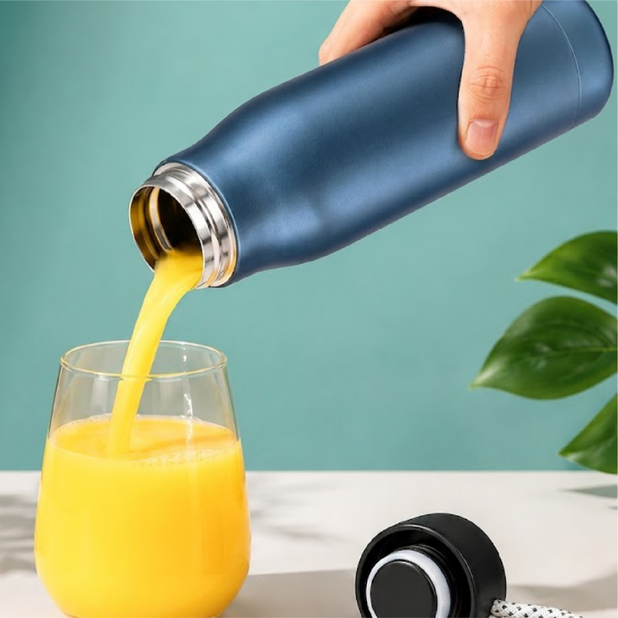 Metallic Blue | Insulated Bottle