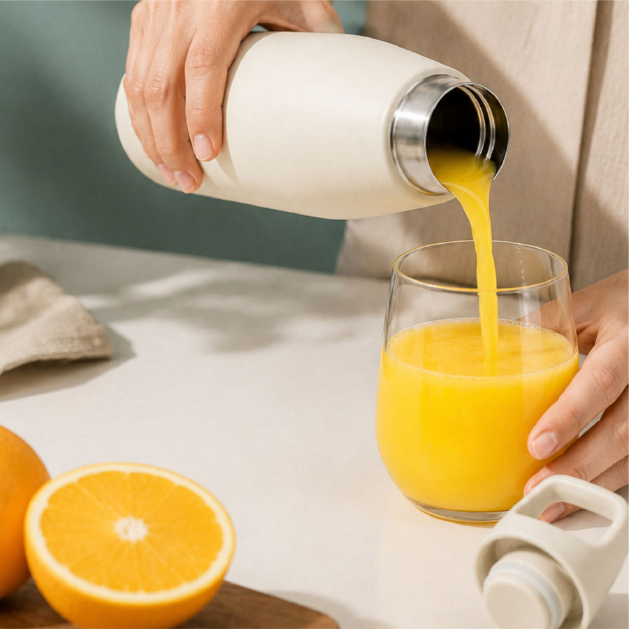 Warm White | Insulated Bottle