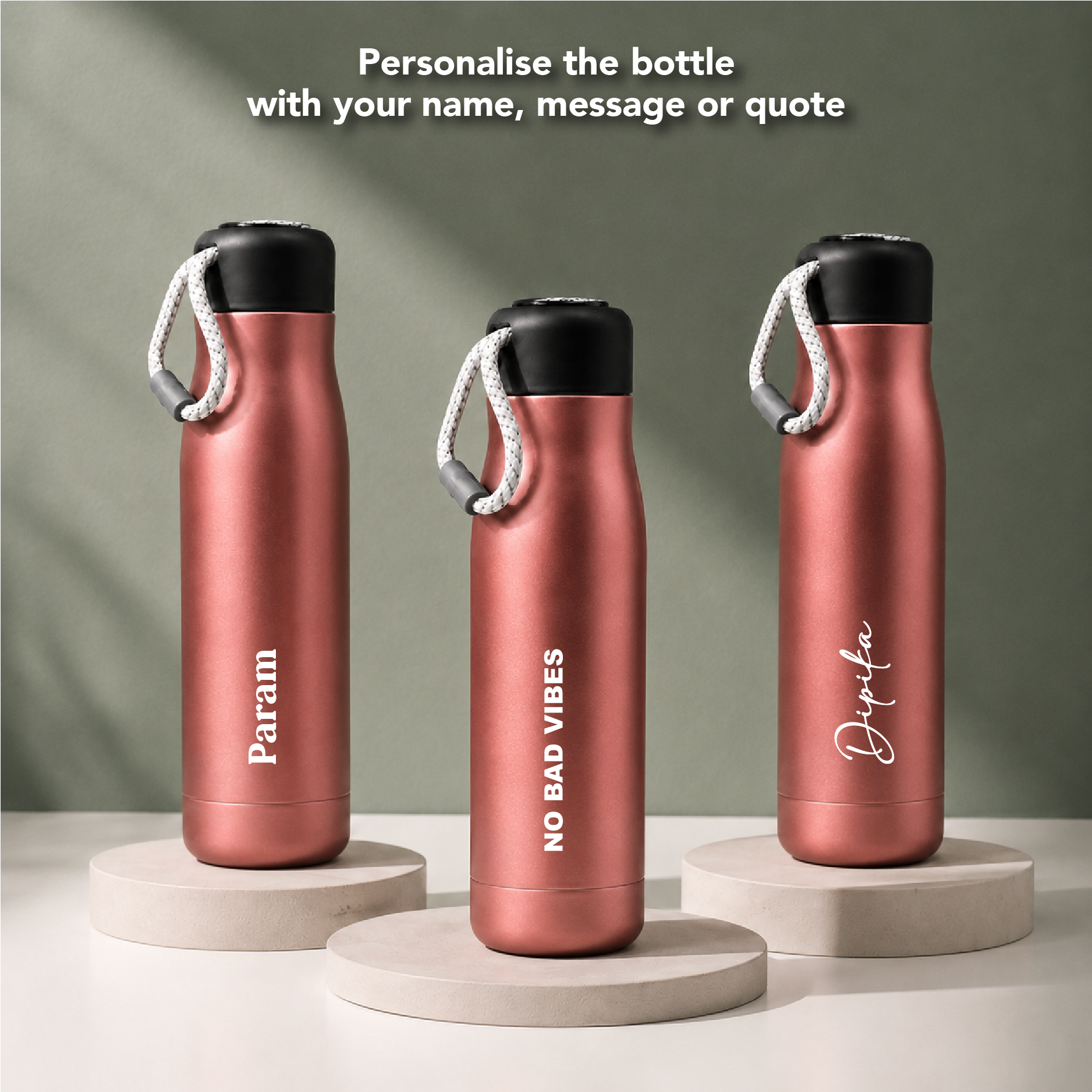 Metallic Brown | Insulated Bottle