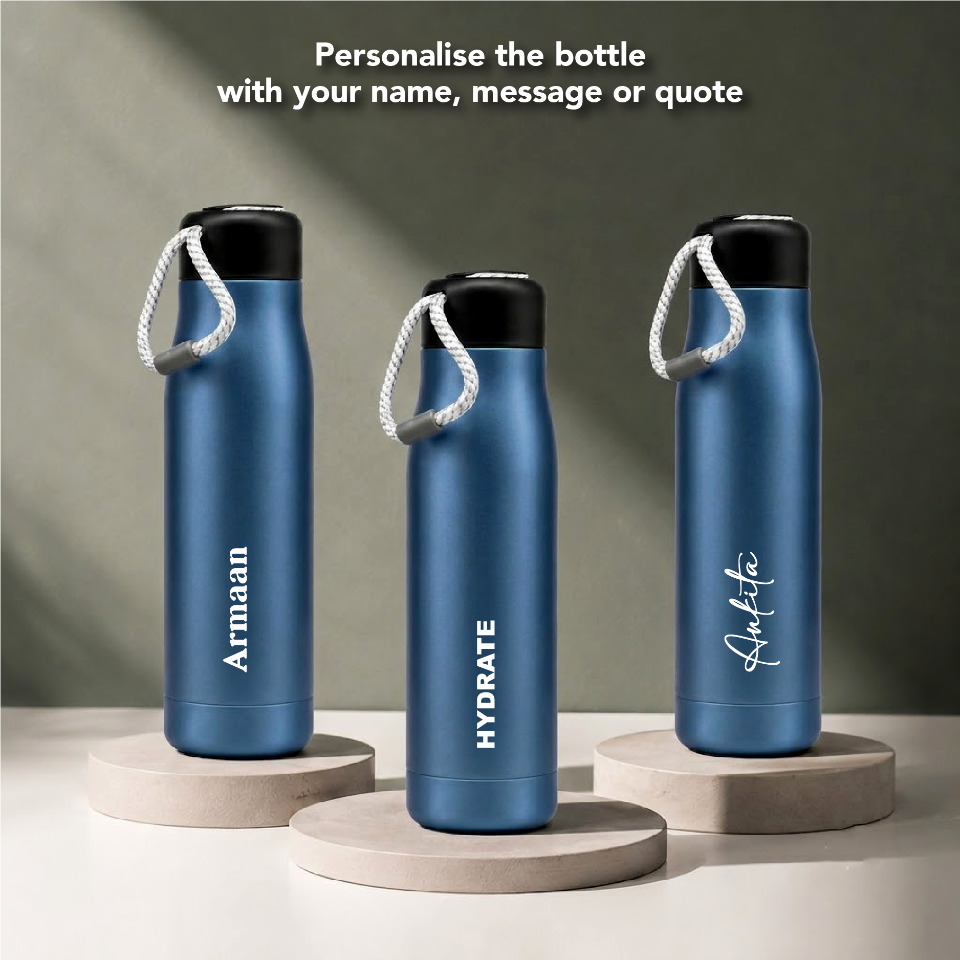 Metallic Blue | Insulated Bottle