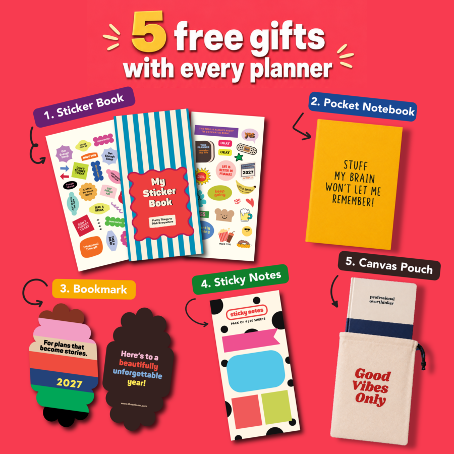 Pink Stripes | 2027 Annual Planner