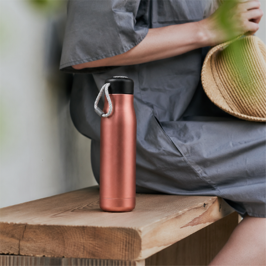 Metallic Brown | Insulated Bottle