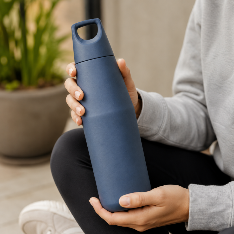 Steel Blue | Insulated Bottle