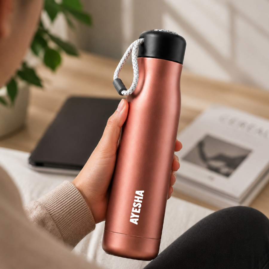 Metallic Brown | Insulated Bottle