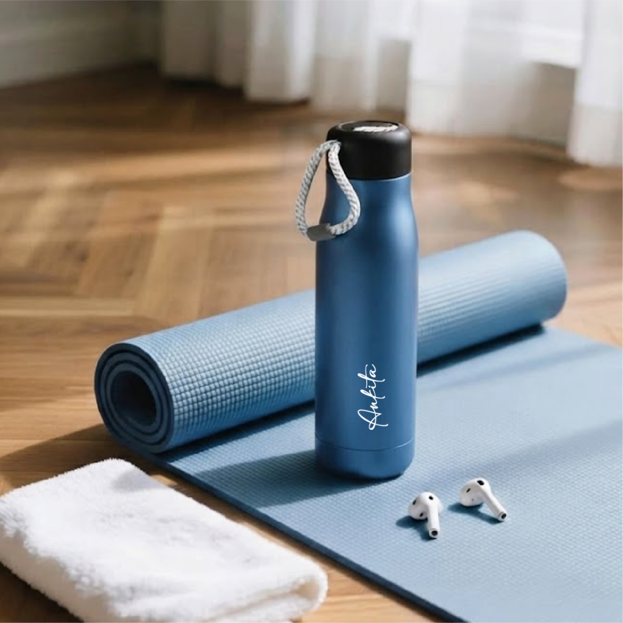 Metallic Blue | Insulated Bottle