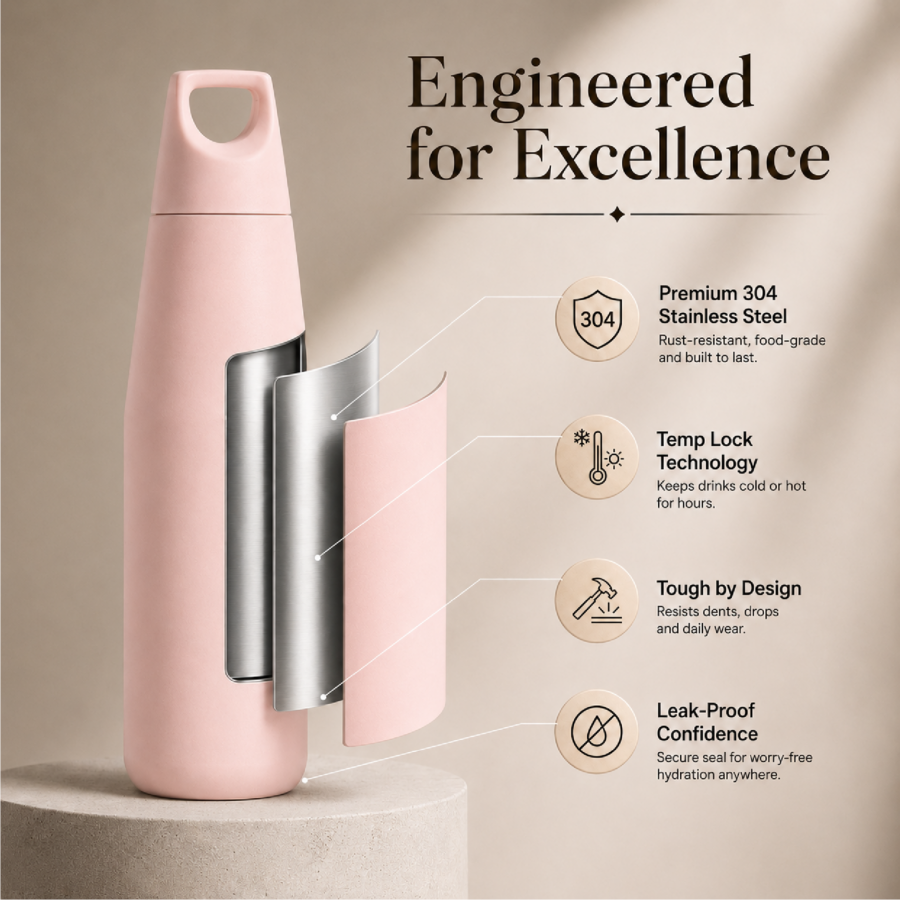 Soft Pink | Insulated Bottle