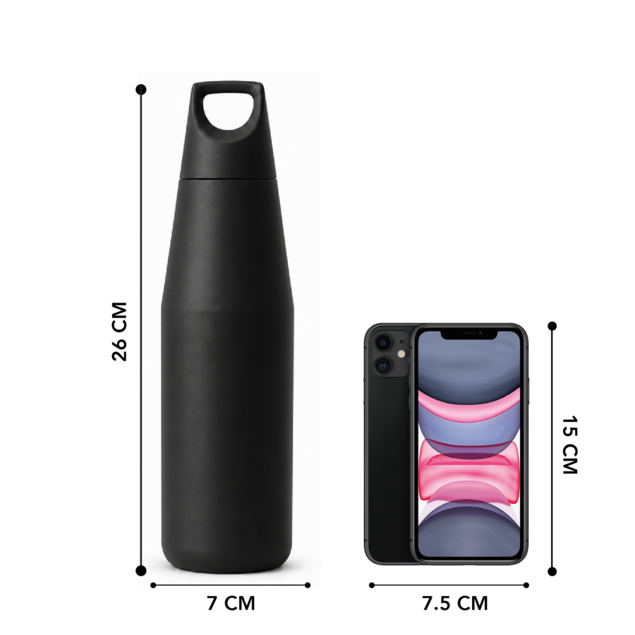Royal Black | Insulated Bottle