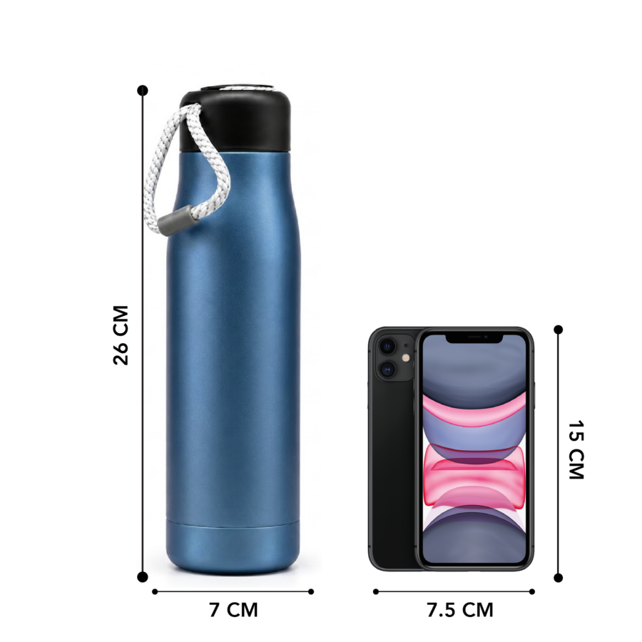 Metallic Blue | Insulated Bottle