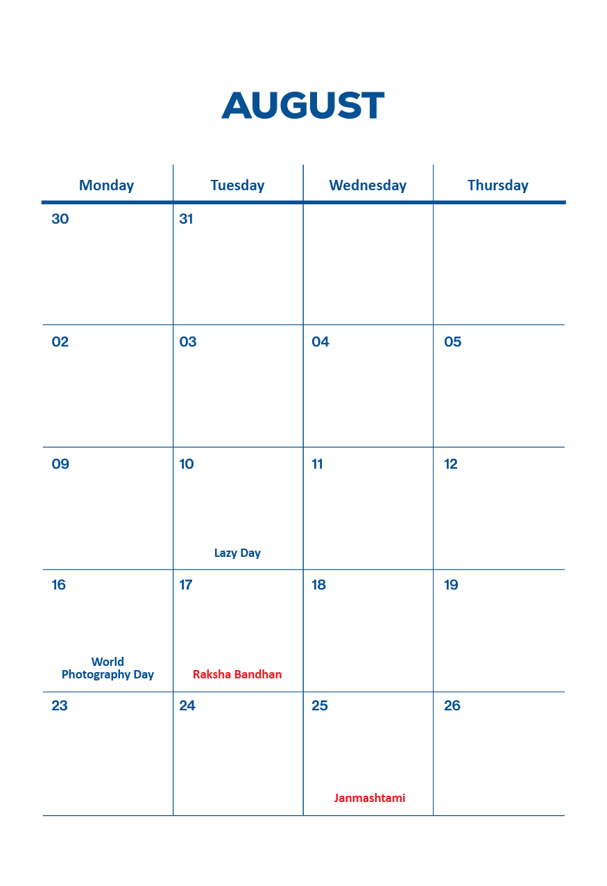 August