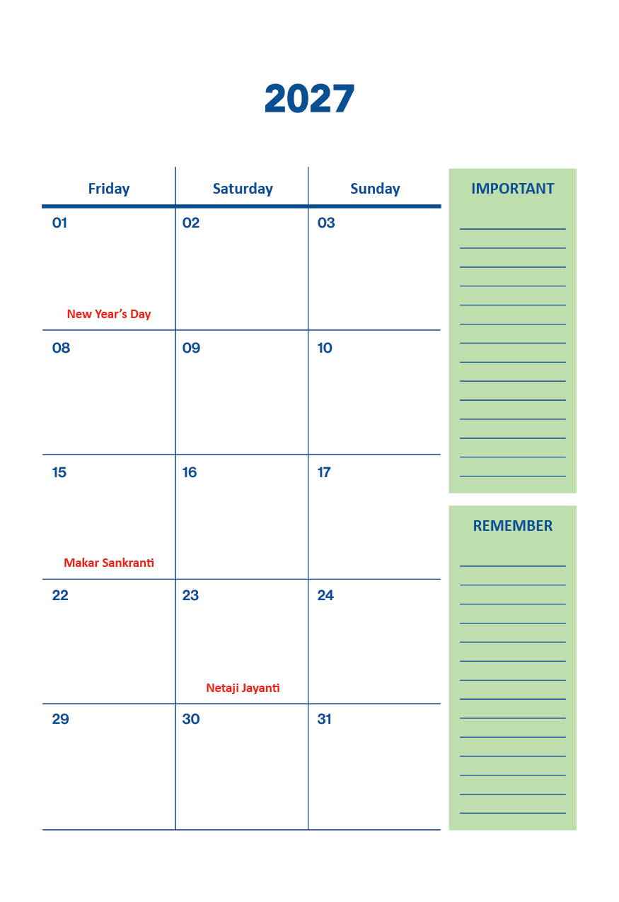 January